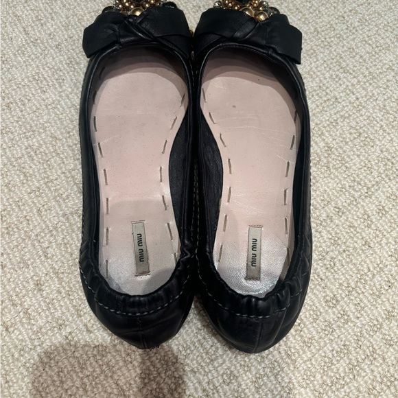 Miu Miu jewelled ballet flats, size 6.5 - Picture 5 of 9